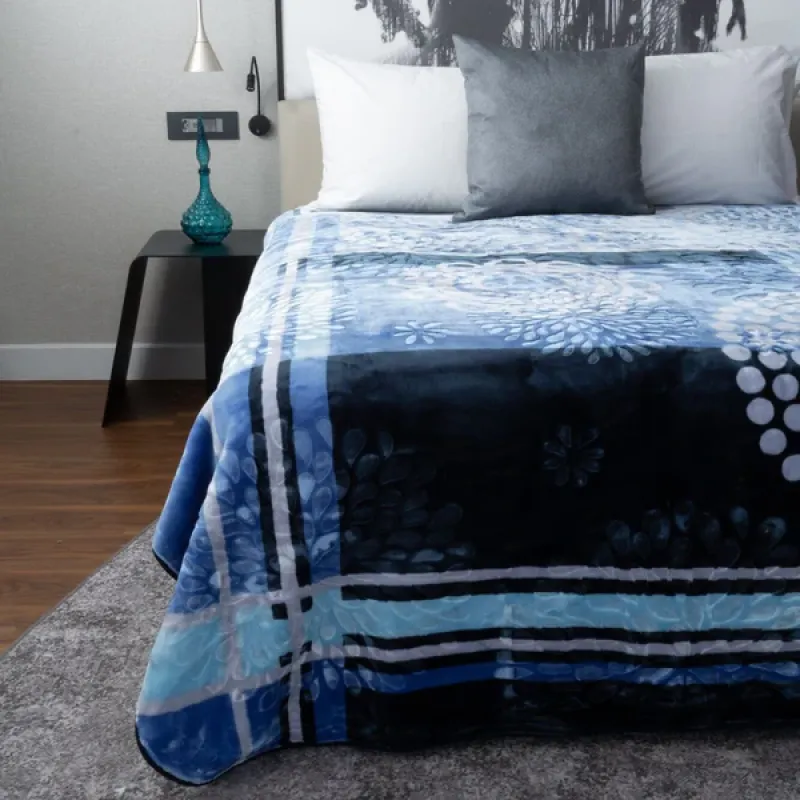 COZYCOZY FAUX MINK BLANKET 2 PLY QUEEN BLANKET